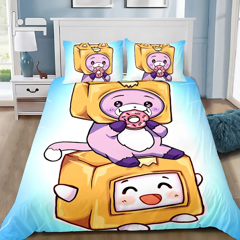 Изысканный 3D Lankyboxe Обои Foxy Boxy Принт Постельное Белье Пододеяльник Одеяло Кровать Взрослый Юношеский Девочка Мальчик Подарок