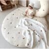 Washable Embroidered Baby Crawling Mat - Children's Play Tent Rug