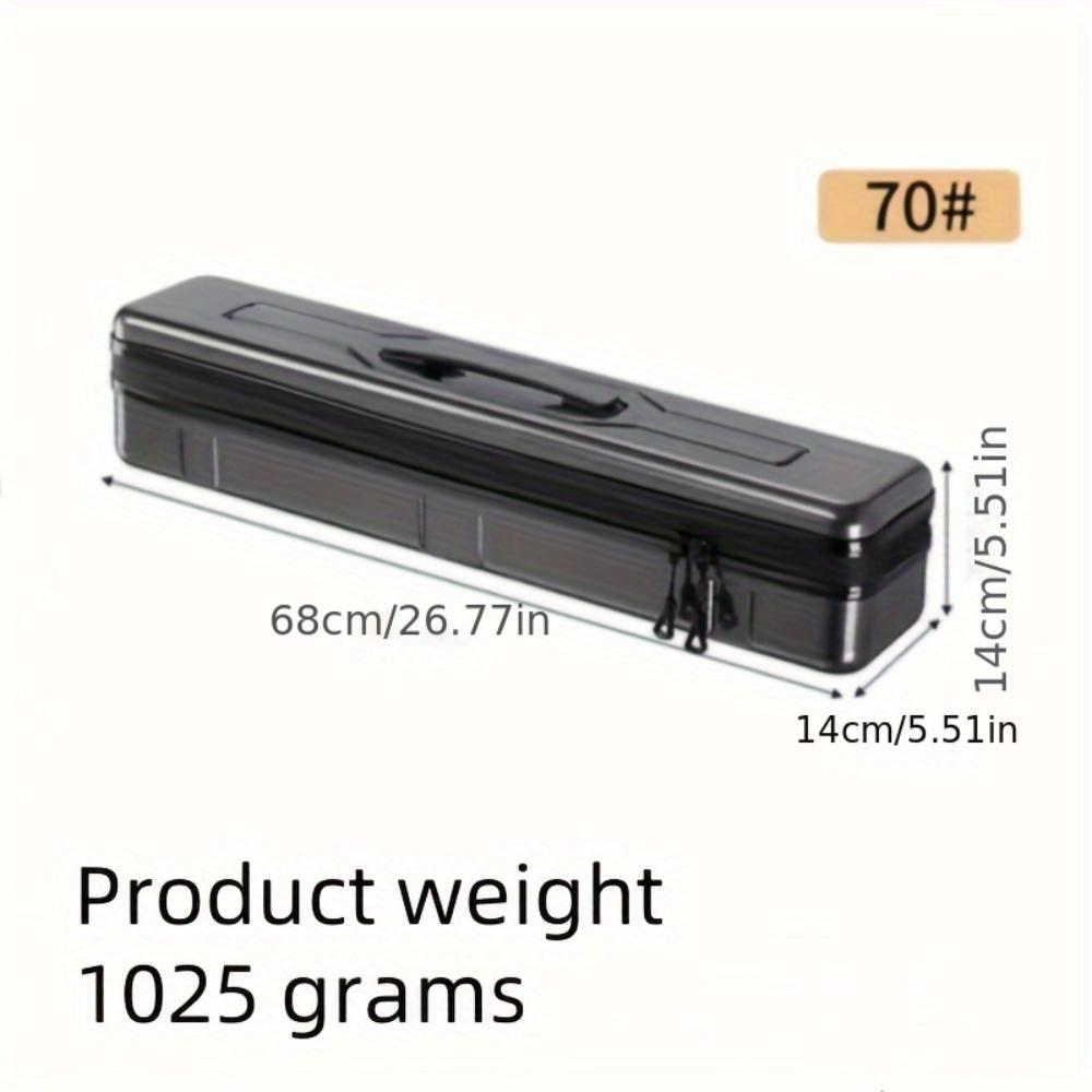 Ice Rod Storage Box,multi-functional Buoy Fishing Toolbox,durable ABS Material, Waterproof, Two-way Zipper,hunting and Fishing Equipment Finishing Box