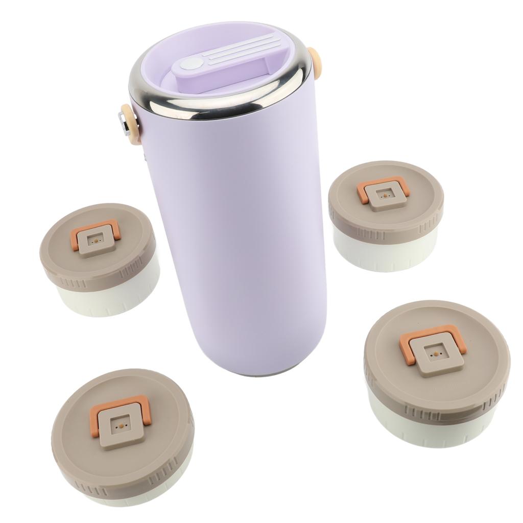 Вакуумная банка для еды 3,4 л из нержавеющей стали с широким горлом, герметичная, портативная, для горячей еды