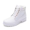 Fashion Winter Boots Women Shoes  Fashion Solid Flats Sneakers Women Snow Boots Women Lace-up Winter Ankle Boots Casual Shoes Woman Yuj8