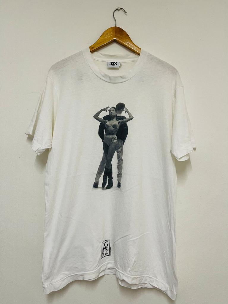 Vintage 90s CG Designs 92 : Dvid Morgan Fotofolio Artwork T-Shirt / 90s Photo Tee / Streetwear / White / 90s Promotional / 90s Photography