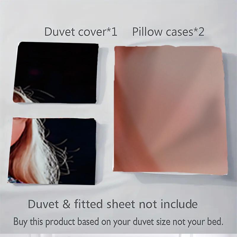 3Pcs Taylor Swift Performance Bedding Sets For All Sizes New 3D Printed Bed Cover Comforter Duvet Cover Pillowcase Bedroom Decoration