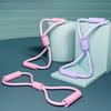 Resistance Band, Shoulder Opening, Back Beauty, Chest Expansion, Elastic Stretching Exercise Figure-eight Rope