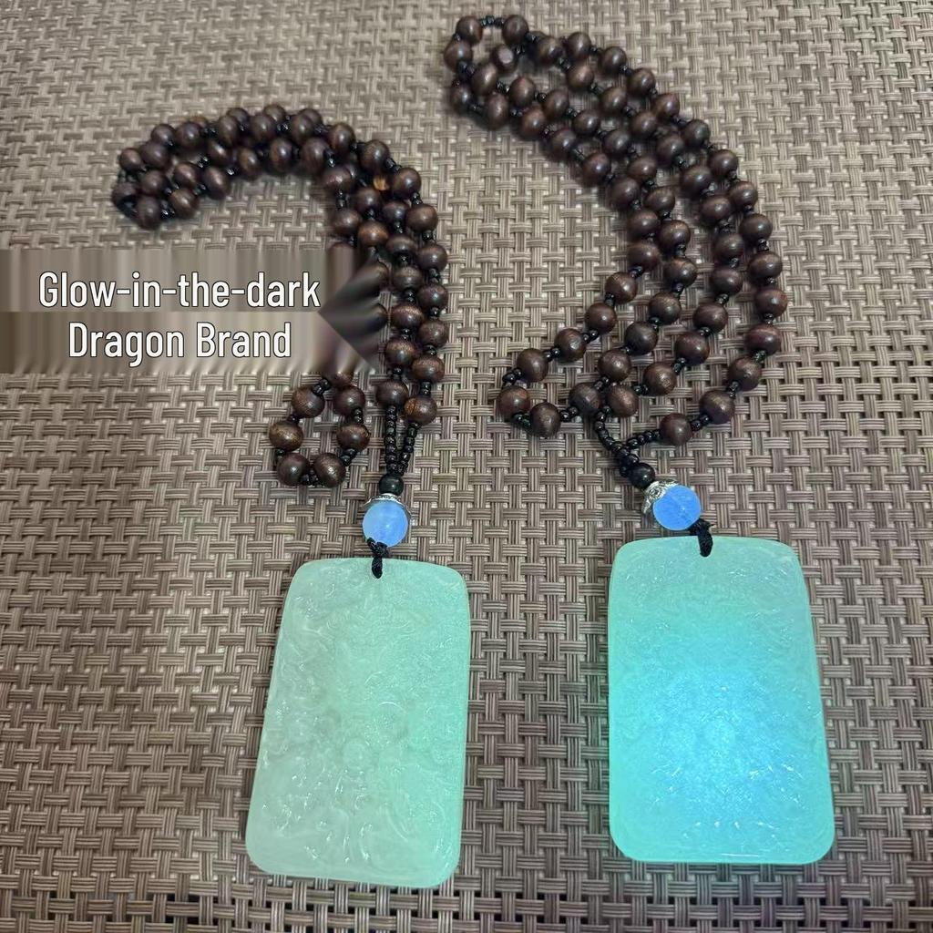 Фотохромная подвеска-ожерелье 'Дракон' - Красный, Зеленый, Янтарный Резин Акрил Ювелирные изделия