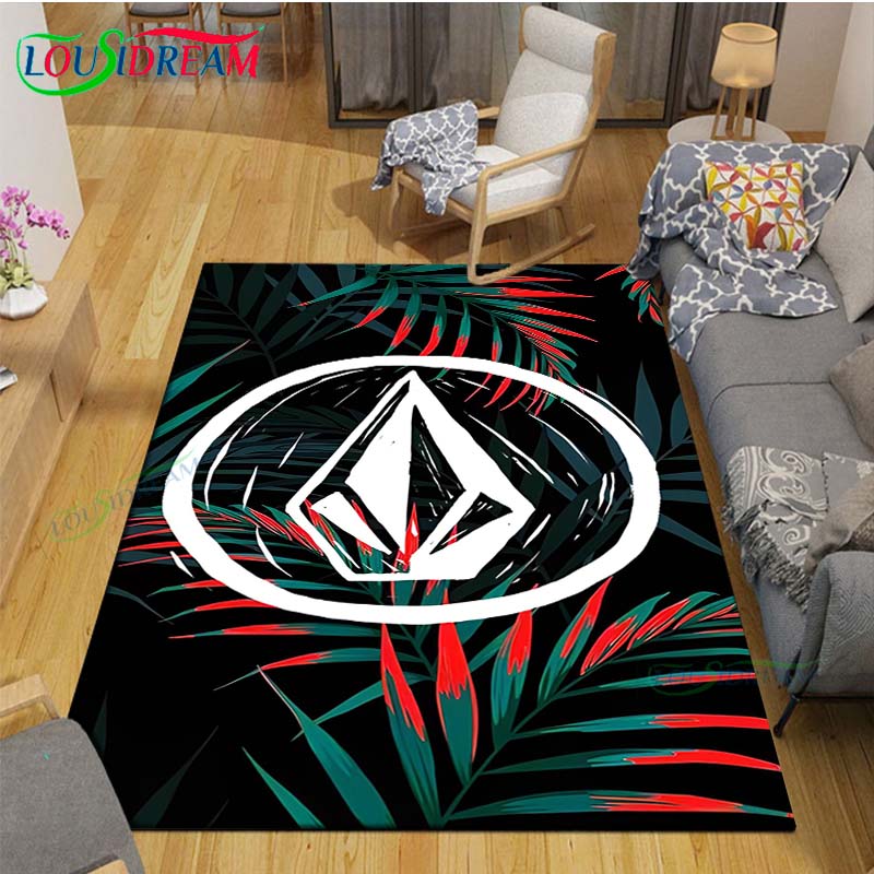 Fashion V-VOLCOMS Carpets Bedroom Becoration Living Room Decoration Carpets for Bed Room Rug Anime Rug  Area Rug
