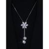 1PC   Snowflake Necklace Women's 2024 New Trendy Temperament High Sense Autumn and Winter Light Luxury Fashion Jewelry