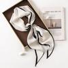 Autumn Double Crepe Silk Scarf: Versatile, Sun-Protection & Warm Shawl for Women