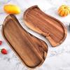 Japanese Style Wooden Tray Wood Cheese Board Multi Purpose Rectangular Platter  Restaurant