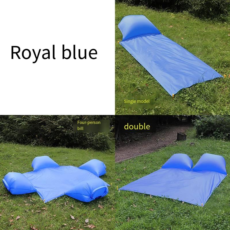 Водонепроницаемая воздушная подушка, коврик для пикника на открытом воздухе с подушкой, портативная увлажняющая подушка с напольным ковриком, пляжная трава
