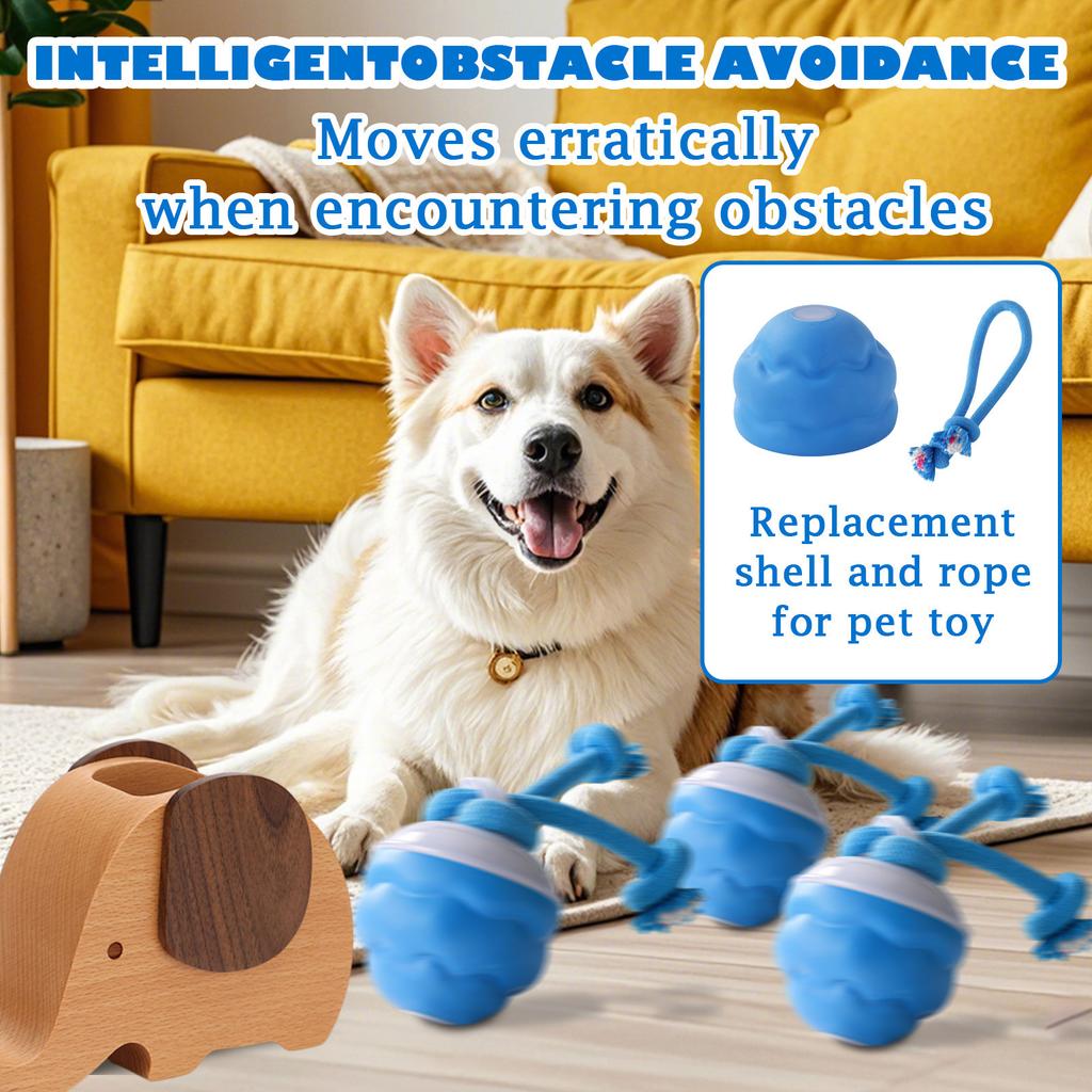 Игрушки для собак, интерактивные мячи для собак, прыгающие мячи-игрушки, для маленьких, средних, больших, с зарядкой от USB