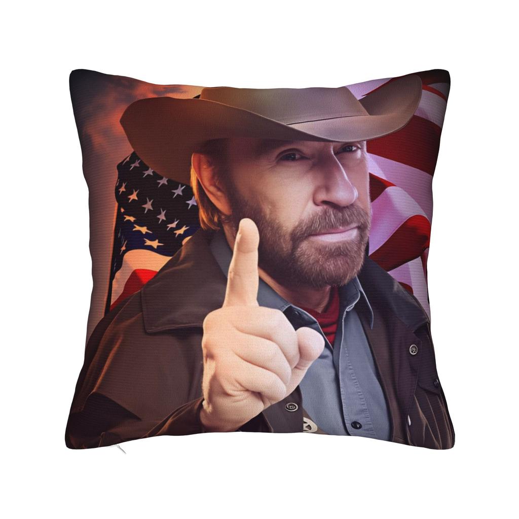 Chuck norris Poster Pillow Case  Custom Pillow Cover For Wedding Party Home Decor Morden Cushion Cover