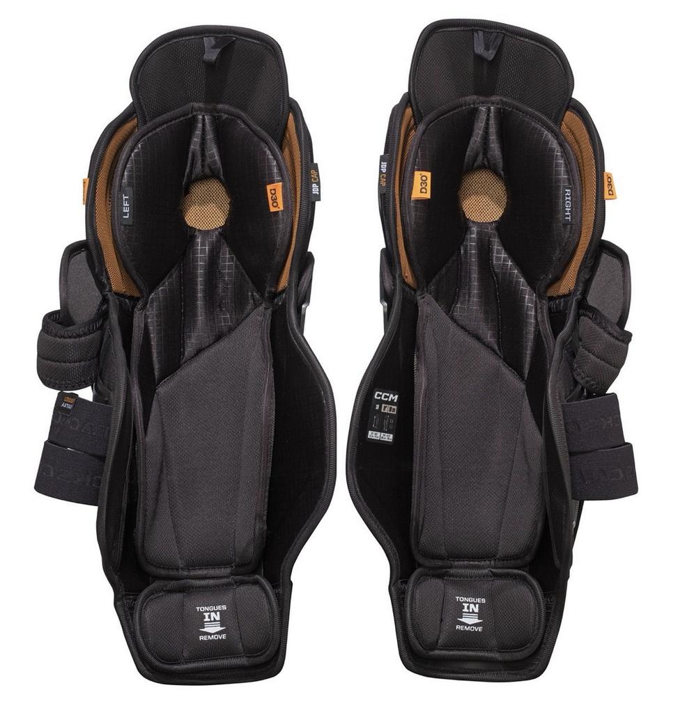 CCM Tacks XR Pro hockey shin guards - Junior 13"