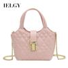 Women's Fashion Vegetable Basket Small Bag, Diamond Chain Portable Shoulder Messenger Bag