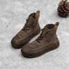 Leather Martin Boots Autumn and Winter New Handmade Thick-soled Women's Boots Top Layer Cowhide Casual Short Boots