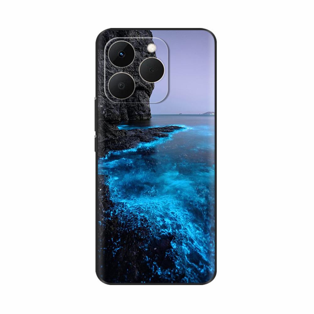 Для Realme 15T 5G Чехол Мягкий Силиконовый Бампер Мультяшный Цветок Череп Рисунок Задняя Крышка Для Oppo Realme 15T 15 T Чехлы Для Телефона Funda