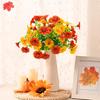 Artificial Morning Glory Bunch Reusable Faux Flowers Bundle Realistic Fake Morning Glory Blooms with Stem for Home Wedding Living Room Office Decor