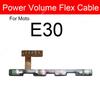 For Motorola Moto E13 E20 E22 E30 E32 E32s E40 Professional Power And Volume Control Flex Cable  Stable Performance Parts