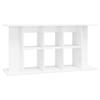 VidaXL Aquarium Stand High Gloss White 120x40x60cm Engineered Wood 833593