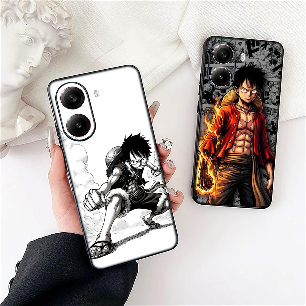 Portgas Ace One Piece Luffy Phone Cover for Motorola Moto E13 E20 E32 E22 E14 E15 G32 G60 G72 G7 G8 G82 G9 Plus Power Case