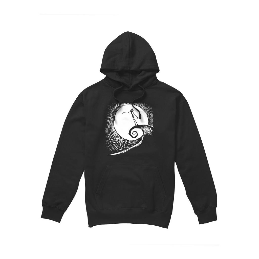 The Nightmare Before Christmas Mens Jack Moon Silhouette Hoodie