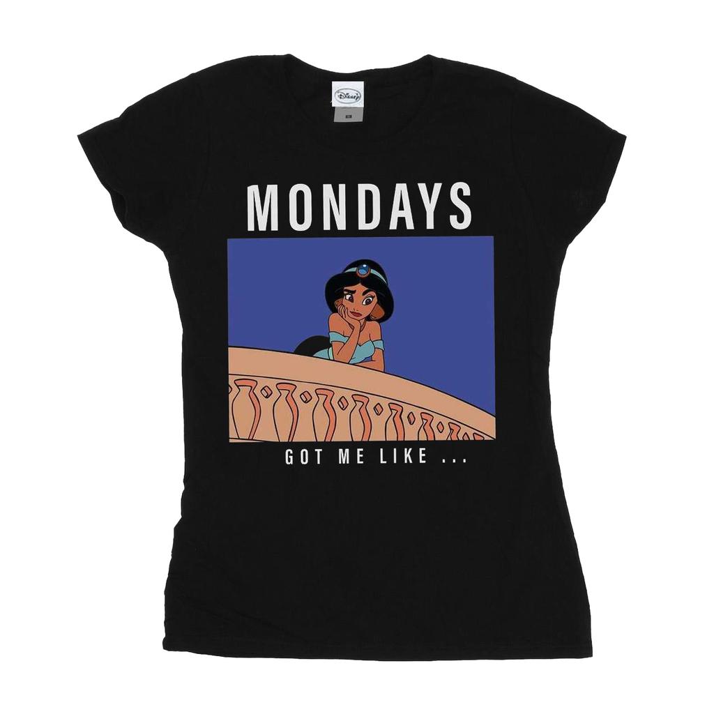 Disney Princess Womens/Ladies Jasmine Mondays Got Me Like Cotton T-Shirt