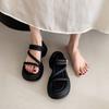 Popular Retro Fashion Small Man Height Increase Thick Bottom Women Cool Slippers Comfortable Slippers Women Summer Wear 2025 New