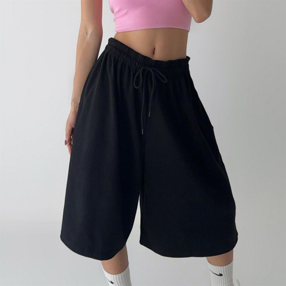 New ArrivalS Open Run Women S Dance Outfit Bermuda ShortS With Back Print Summer