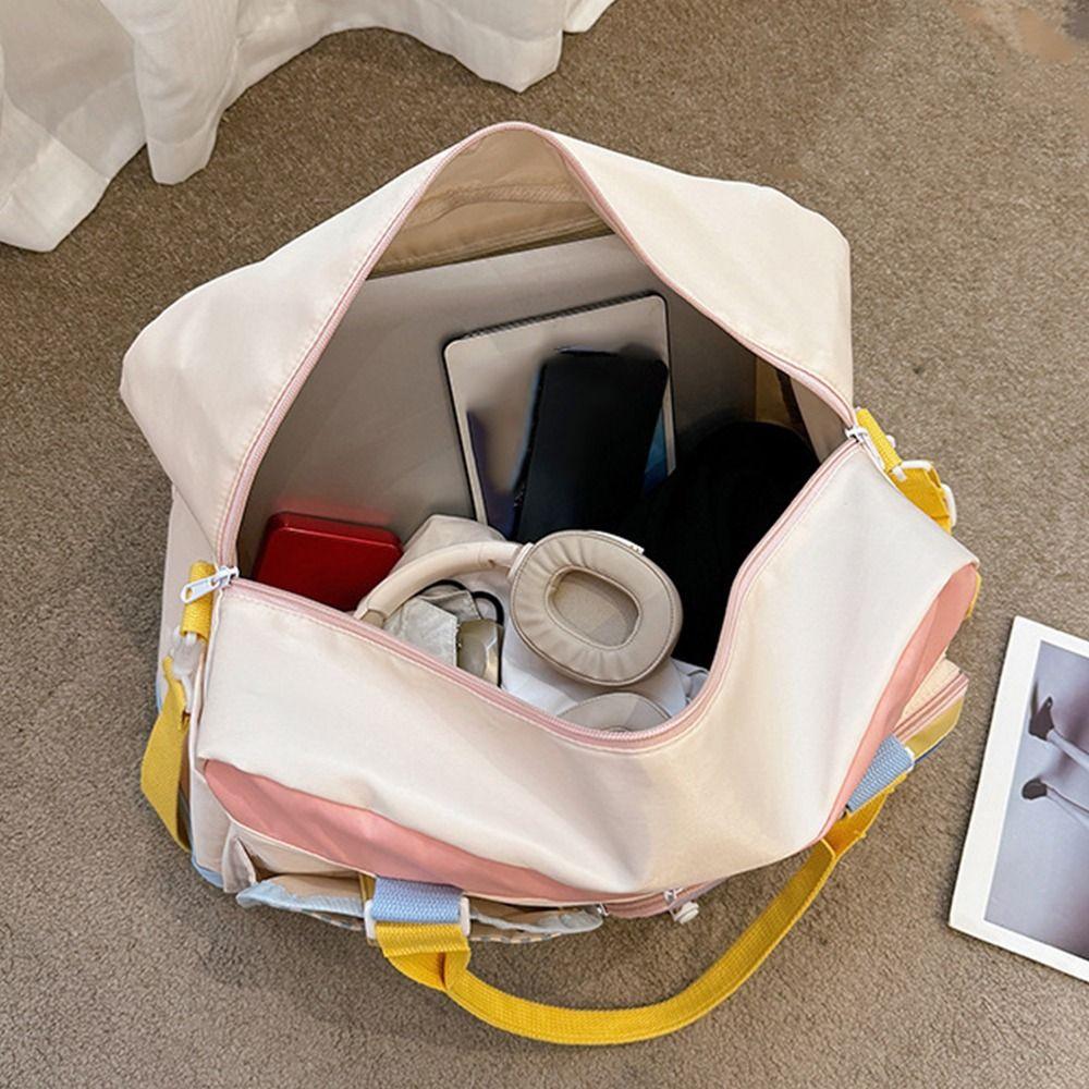 Дорожная сумка-дафл с отделением для влажного и сухого, Kawaii, для путешествий, багажная сумка, спортивная наплечная сумка, для деловых поездок