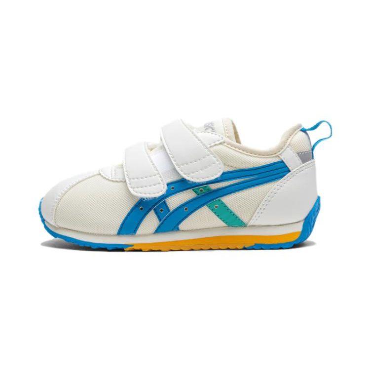 Asics Cotla Comfortable Lightweight Low-Top Kids Casual Shoes Kids Sneaker Beige Blue Green 1144A266-100