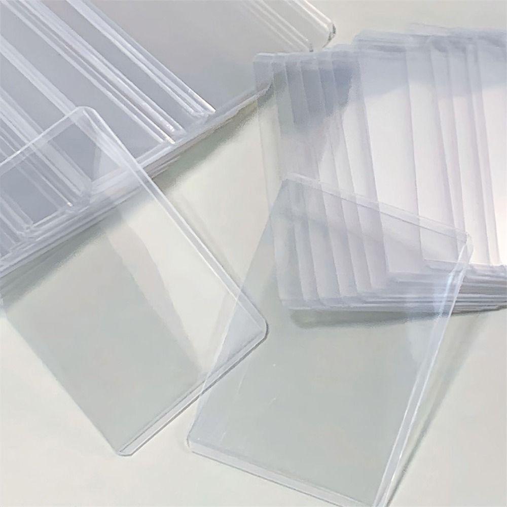 Чехлы для фотокарточек из ПВХ Idol, защитный чехол от царапин, модный держатель для фотокарточек