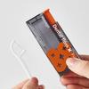 Portable Floss Dispenser Includes 10Pcs Floss Automatic Ejectable Floss Organiser Oral Care Press-on Disposable Flossing Sticks