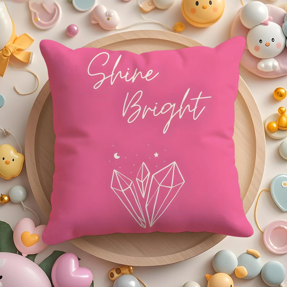 Feminist Girl Power Inspirational Quote Cushion Cover Plush Fabric Soft DoubleSided Printed Sofa Winter Home Gift Pillow Cover