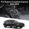 Fit For -2025 Subaru Crosstrek Car Carbon Car Gear Panel Trim Accessories
