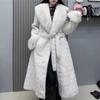 2025 New Hooded Coat Women's Autumn/Winter Trendy Retro Long Fashion Warm Coat