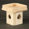 Namukumachan Kobo Sanpo (Sanpo) 6 inches (18.5cm wide x 14.5cm high) Three-sided Hinoki (Japanese cypress) Made in Japan Shinto Shrine, Shinto