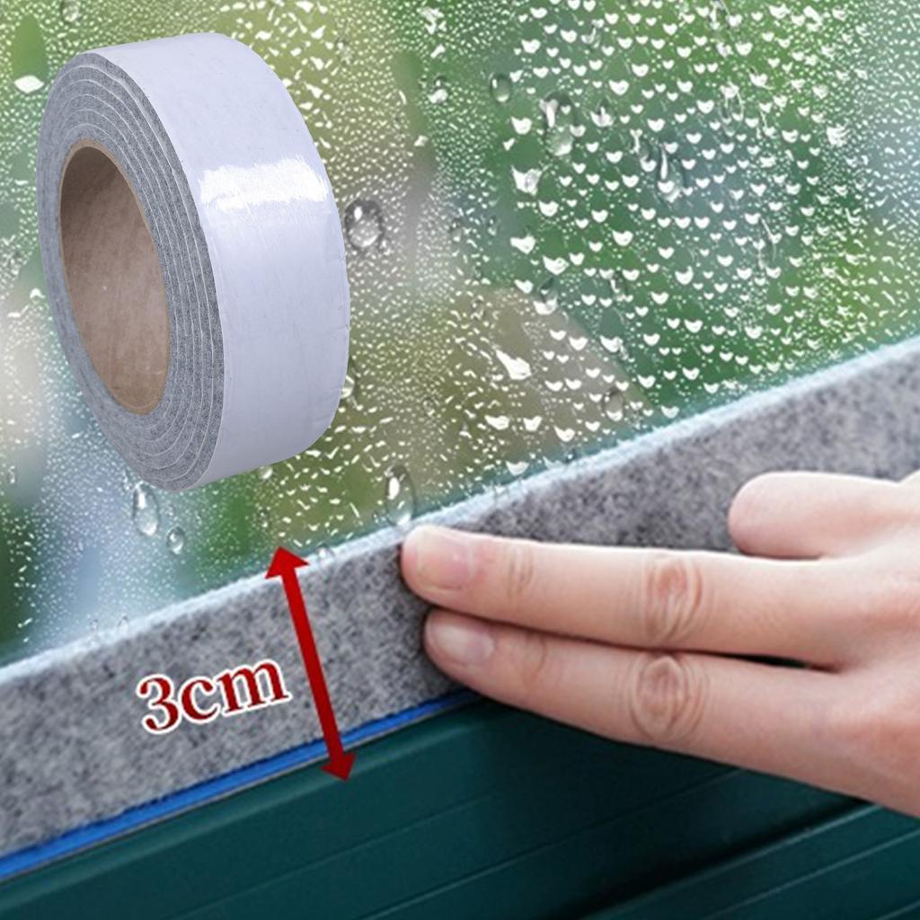 Многоцелевые рулоны Конденсационные оконные уплотнительные ленты Домашний аксессуар Портативный для поглощения влаги и сушки Окно