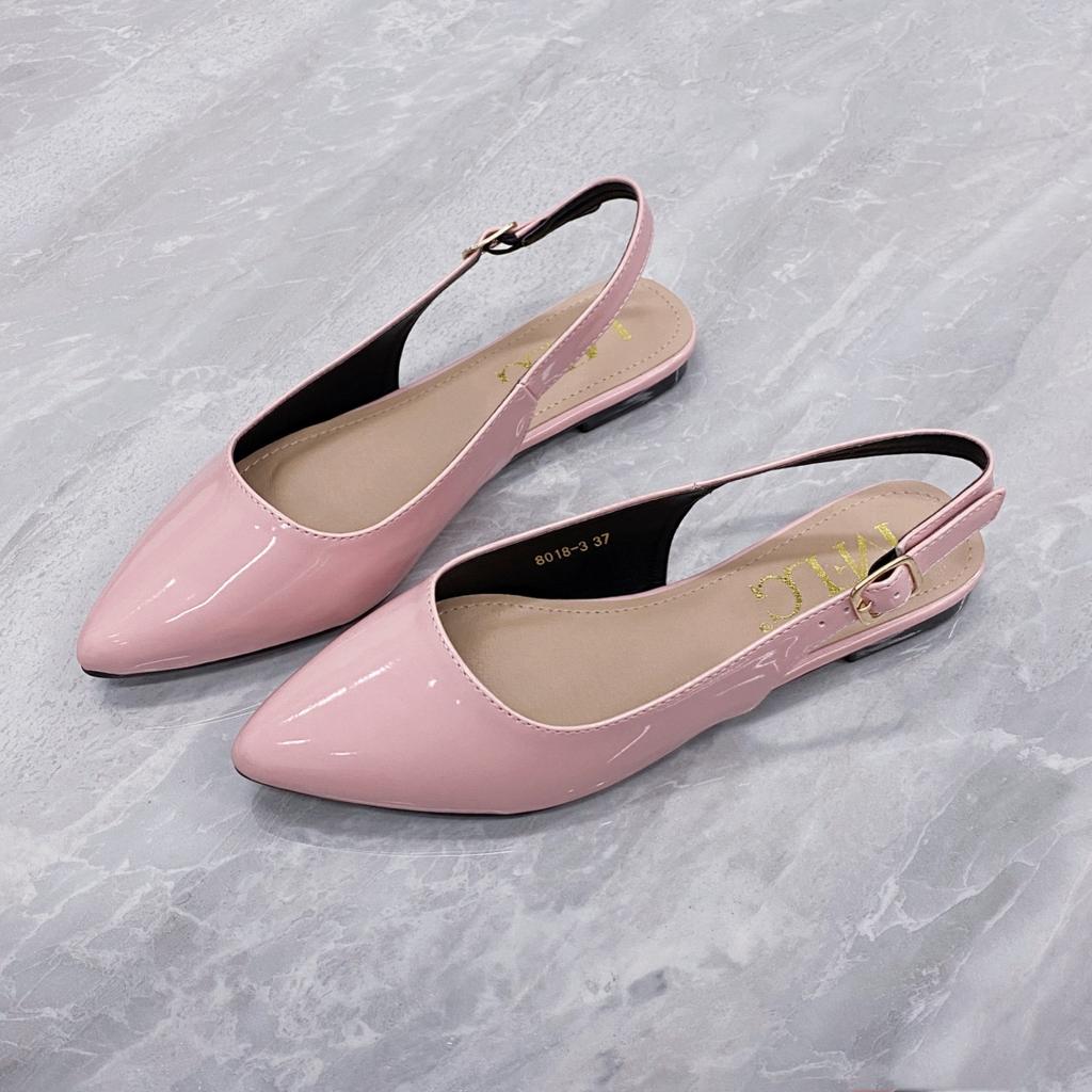 Женские туфли на плоской подошве с открытым носком, закрытым носком, сандалии с пряжкой на ремешке, женские удобные летние офисные туфли без застежек