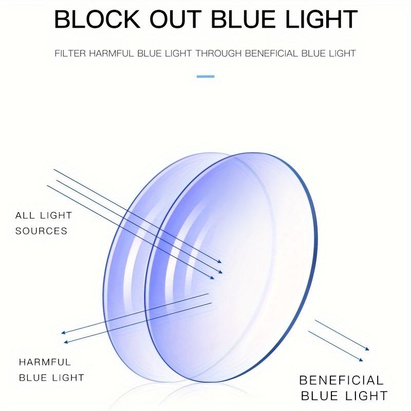 Blue Light Blocking Glasses For Men Women  Anti Eyestrain Uv For  Computer Gaming Glasses Trendy Lightweight Frame