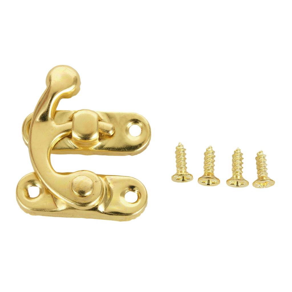 Классический старинный латунный навесной замок с крючком для шкатулки для драгоценностей, упаковка из 30 шт.