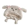 Cartoon Hat Thicken Head Wrap Furry Puppy Soft Thicken Hood for Women Outdoor Wear for Winter Sports Cycling Skiing
