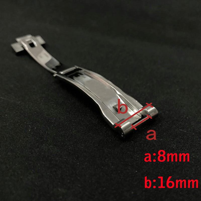 Запасная застежка для браслета Rolex Oyster Perpetual для мужских и женских часов - Складная застежка из нержавеющей стали, 16 мм.