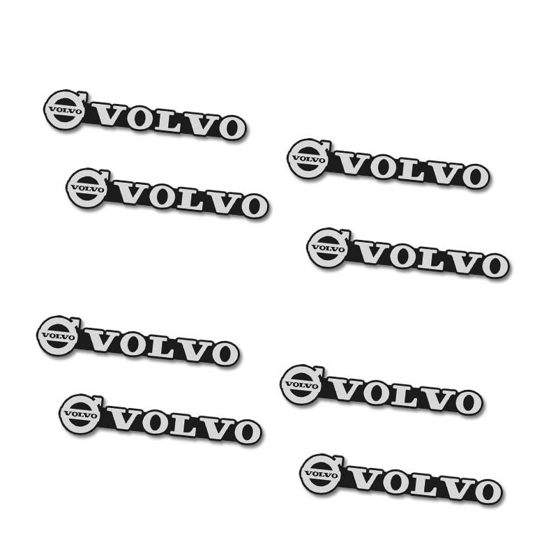4/8 шт. Металлическая декоративная наклейка на аудиосистему автомобиля, значок-декаль для Volvo XC90 XC60 V50 S60 V70 V60 V40 S90 olestar AWD XC40 S80 T6 V