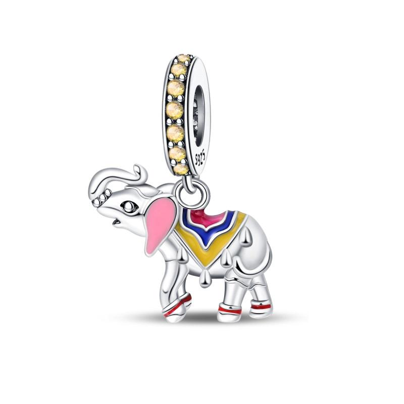 Animal And Flower Dangle Charm Beads New In Fits Bracelet Bangle Necklace Women Luxury Diy Fine Jewelry Party Festival Gift