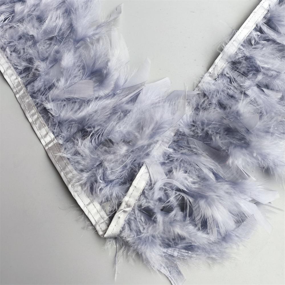 Отделка из перьев индейки для сценических костюмов и декора своими руками