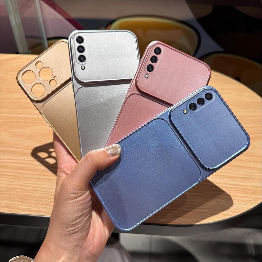 Ультратонкая матовая металлическая задняя крышка для Samsung Galaxy A50/A50S/A30S Прочный чехол с защитой камеры