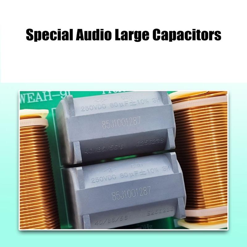 Фильтр кроссовера сабвуфера 2500 Вт Разделитель частот сабвуфера 200 Гц/180 Гц для сцены и домашнего звука DIY-проект