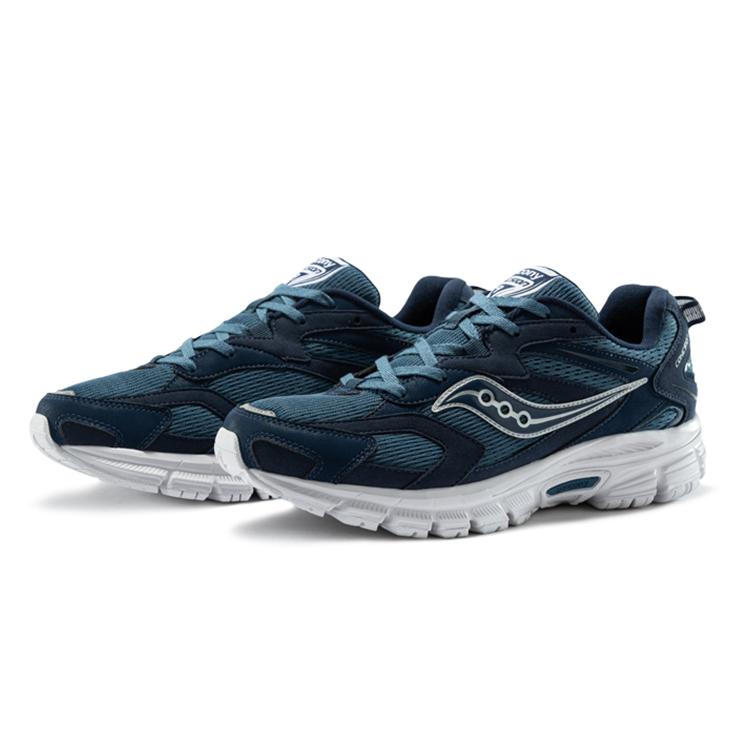 SAUCONY Cohesion 9 Ретро Спортивные Низкие Беговые Кроссовки Мужские Синий Белый S28167-3(M)