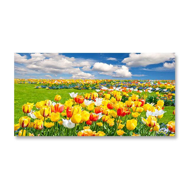 Современные пейзажи, лавандовые постеры и принты, фиолетовые цветы, холст, картины для гостиной, декор для дома, настенные картины без рамы