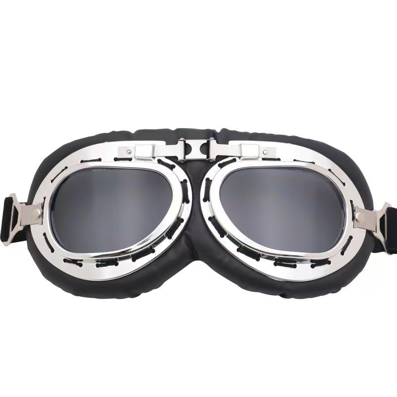 2026 Tactical Safety Outdoor Cycling Protective Goggles 2.2mm Glass Lens UV Protection Scratch Resistant Adjustable Temples
